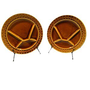 Sarreguemines Majolica Fondue Plates